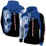 Crystal Palace Sugar Skull Blue Black Hoodie Best Selling