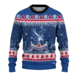 Crystal Palace Tree Pattern Blue Sweater Best Selling
