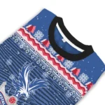 Crystal Palace Tree Pattern Blue Sweater Best Selling