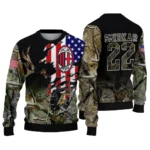 Custom Ac Milan American Flag Claw Sweater Best Selling