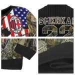 Custom Ac Milan American Flag Claw Sweater Best Selling