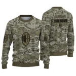 Custom Ac Milan Camouflage Blend Sweater Best Selling