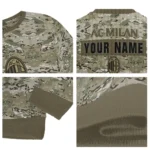 Custom Ac Milan Camouflage Blend Sweater Best Selling