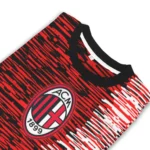 Custom Ac Milan Camouflage Stripe Red White Sweater Best Selling