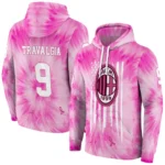 Custom Ac Milan Cancer Support Pink Hoodie Best Selling