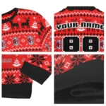 Custom Ac Milan Christmas Designs Red Sweater Best Selling