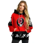 Custom Ac Milan Grateful Vibes Red Hoodie Best Selling