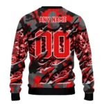 Custom Ac Milan Skull Horde Red Sweater Best Selling