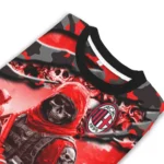 Custom Ac Milan Skull Horde Red Sweater Best Selling