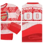 Custom Arsenal Bulldog Motif Sweater Best Selling