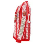 Custom Arsenal Chevron Rows Red Sweater Best Selling