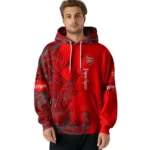 Custom Arsenal Deer Silhouette Red Hoodie Best Selling