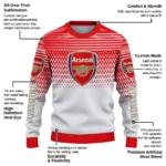 Custom Arsenal Diamond Mesh Sweater Best Selling