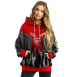 Custom Arsenal Flame Design Red Hoodie Best Selling