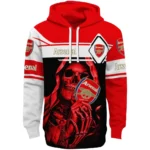 Custom Arsenal Grim Reaper Red Black Hoodie Best Selling