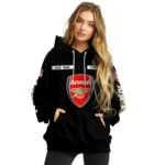 Custom Arsenal Punisher Skull Black Hoodie Best Selling