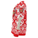 Custom Arsenal Snowflake Matrix Red Sweater Best Selling