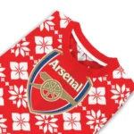 Custom Arsenal Snowflake Matrix Red Sweater Best Selling