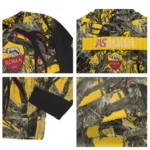 Custom As Roma Antlers Pattern Red Black Sweater Best Selling