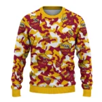 Custom As Roma Camouflage Motif Sweater Best Selling
