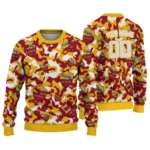 Custom As Roma Camouflage Motif Sweater Best Selling