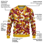 Custom As Roma Camouflage Motif Sweater Best Selling