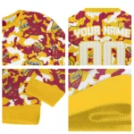 Custom As Roma Camouflage Motif Sweater Best Selling