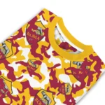 Custom As Roma Camouflage Motif Sweater Best Selling