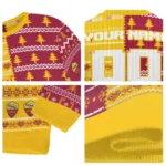 Custom As Roma Christmastree Bands White Sweater Best Selling