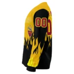 Custom As Roma Flame Outline Red Black Sweater Best Selling