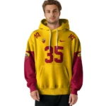 Custom As Roma Minimal Design Red Hoodie Best Selling