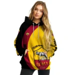 Custom As Roma Minimalist Design Red Black Hoodie Best Selling