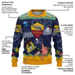 Custom As Roma Spongebob Designs Blue Sweater Best Selling