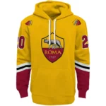 Custom As Roma Striped Sleeves Red Hoodie Best Selling