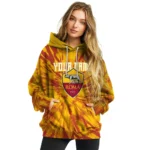 Custom As Roma Tie Dye Pattern Red Hoodie Best Selling