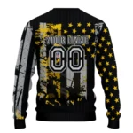 Custom As Roma Vintage Usa Flag Black Sweater Best Selling