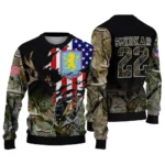 Custom Aston Villa American Flag Claw Sweater Best Selling