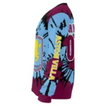 Custom Aston Villa Burst Swirl Claret Sweater Best Selling