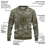 Custom Aston Villa Camouflage Blend Sweater Best Selling