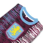 Custom Aston Villa Camouflage Stripe Claret White Sweater Best Selling