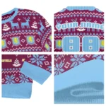 Custom Aston Villa Christmas Designs Claret Sweater Best Selling