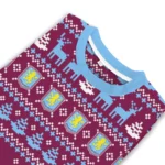 Custom Aston Villa Christmas Designs Claret Sweater Best Selling
