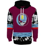 Custom Aston Villa Grateful Vibes Claret Hoodie Best Selling