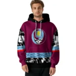 Custom Aston Villa Grateful Vibes Claret Hoodie Best Selling
