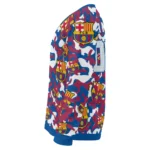 Custom Barcelona Camouflage Motif Sweater Best Selling