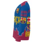 Custom Barcelona Flame Border Blue Sweater Best Selling