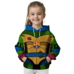 Custom Barcelona Superhero Armor Blue Green Hoodie Best Selling