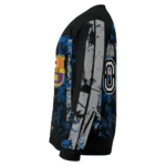 Custom Barcelona Vintage Usa Flag Black Sweater Best Selling