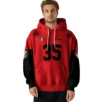 Custom Bournemouth Minimal Design Red Hoodie Best Selling