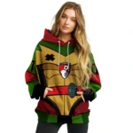 Custom Bournemouth Superhero Armor Red Green Hoodie Best Selling
